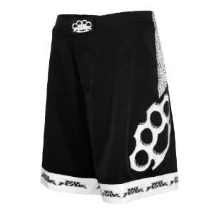  No Fear Brawler Black Fight Board Shorts (Size36) Sports 