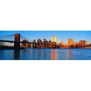 Panoramic Wall Decals   New York City Skyline 3 (4 foot wide Removable 