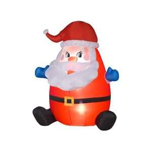    Holiday Time 6 Feet Airblown Inflatable Santa Patio, Lawn & Garden