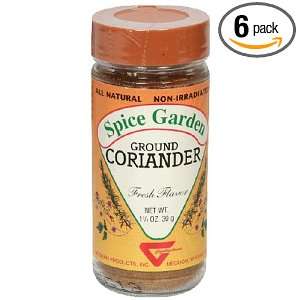 Spice Garden Coriander, Ground, 1 3/8 Ounce Jar (Pack of 6)  