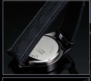   Quartz Analog Fashion Wrist Watch NEW Leather Strap 6 Colors  