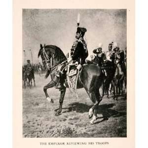   Emperor Berlin German Horse Uniform Military   Original Halftone Print