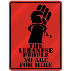  New  The Lebanese People No Are For Hire  Lebanon 