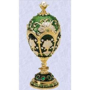   Angel The Pearl Faberge Egg statue home sculpture 