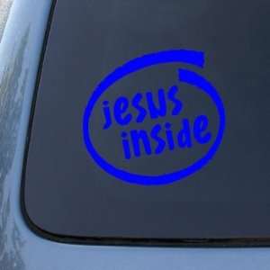 JESUS INSIDE   God Christian   Vinyl Car Decal Sticker #1802  Vinyl 
