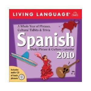  Spanish Living Language 2010 Desk Calendar (5.25  x 5.0 