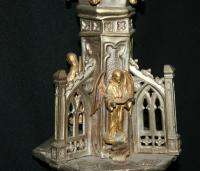 Vintage Catholic Church Cathedral Ornate Candlestick  