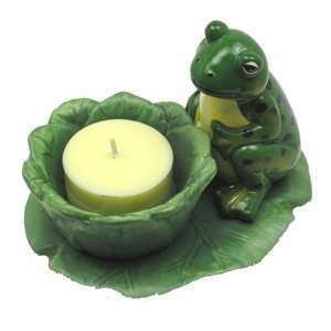  Botanical Frog Tea Light Holder