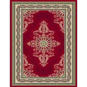  PERSIAN WEAVERS 3x8 Area Rug, Kingdom D 137 Ruby Red: Home 