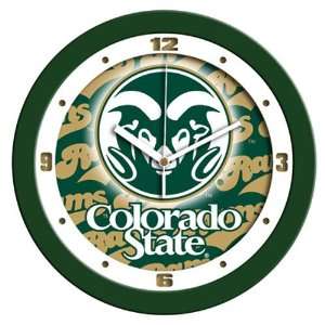  NCAA Colorado State Rams Dimension Wall Clock: Sports 