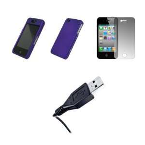   Protector + USB Data Charge Sync Cable for Apple iPhone 4 Electronics