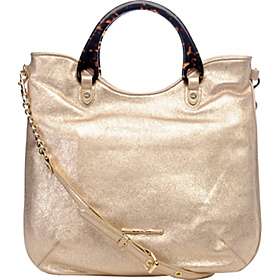 Elaine Turner Juliette Champagne Leather Bag   
