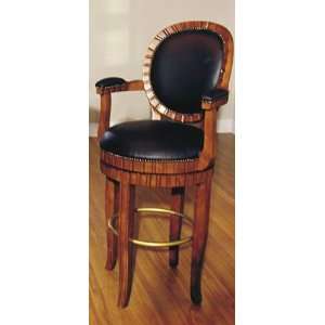  Art Deco Cherry Swivel Bar Chair Stool Furniture: Home 