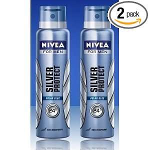Nivea for Men Silver Protect Polar Blue Antiperspirant Spray 150ml 