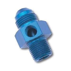   Blue Anodized Aluminum  8AN Flare to Pipe Pressure Adapter Automotive