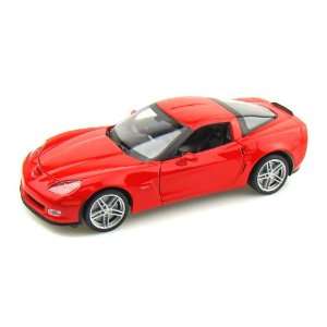  2007 Chevy Corvette Z06 1/24 Red: Toys & Games