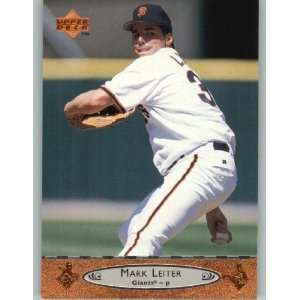  1996 Upper Deck #452 Mark Leiter   San Francisco Giants 