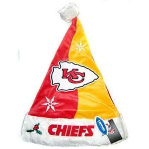 Kansas City Chiefs Color Block Santa Hat (Quantity of 1):  
