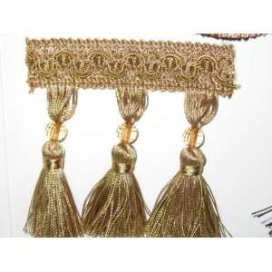 ZYDECO COLLECTION   Tassel Fringe   Green/Gold