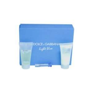 Light Blue by Dolce & Gabbana for Women   3 Pc Mini Gift Set 1.5ml EDT 