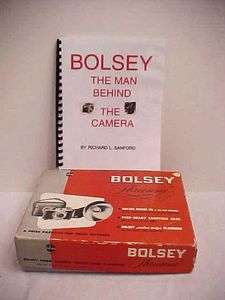 BOLSEY B 2 CAMERA SET CIB WITH CAMERA, FLASH, CASE,& MY BOOK BO4018 