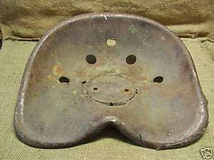 Vintage Steel Tractor Seat > Antique Tractor Parts Old  