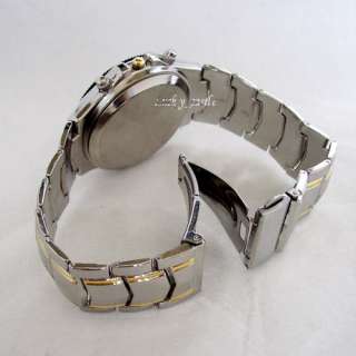 Trendy Mens Designer Stainless Steel Quartz Wrist Watch  
