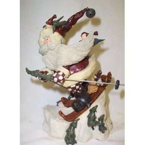   Boyds Carvers Choice Santa In the Nick of Time #370000: Home & Kitchen