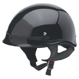    AGV A4 Solid Color Motorcycle Half Helmets Black: Automotive