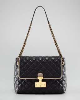 V141W Marc Jacobs The Single Baroque Two Tone Quilted Bag, Extra Large