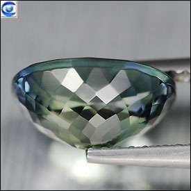 59ct  Gorgeous Hot Lustrous Green Blue Tanzanite  Oval  NR  