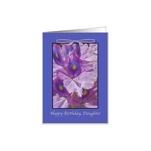    Birthday, Daughter, Floral, Purple Lilies Card Toys & Games