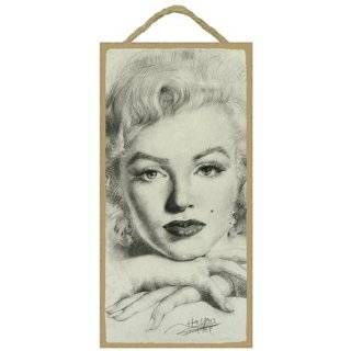 Decorative 10 x 5 Home Wooden Wall Sign Plaque   Marilyn Monroe 