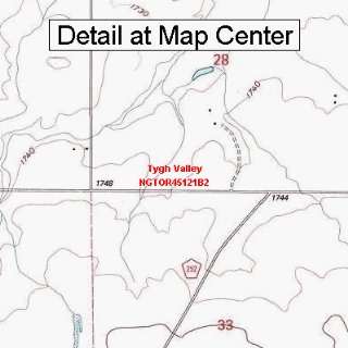   Map   Tygh Valley, Oregon (Folded/Waterproof)