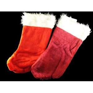  Club Pack of 96 Faux Fur Red and Burgundy Christmas 