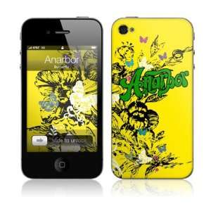  Music Skins MS ANAR10133 iPhone 4  Anarbor  Butterfly Skin 
