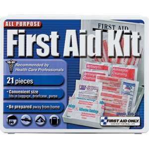    21 Piece Travel First Aid Kit, Plastic Case: Home Improvement