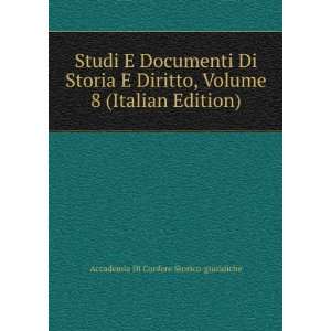   Italian Edition) Accademia Di Confere Storico giuridiche Books