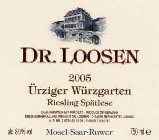 Dr. Loosen Urziger Wurzgarten Spatlese 2005 