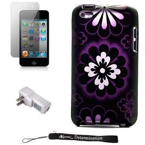  with Purple Glow Design Cover / 2 Piece Snap On Case for New Apple 