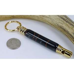  Neon Nights Acrylic Secret Compartment Whistle With a Gold 