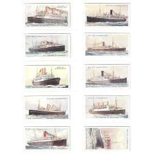   Cards] Merchant Ships of the World. W.D and H.O Wills Books
