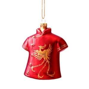  Chinese Shirt Glass Ornament