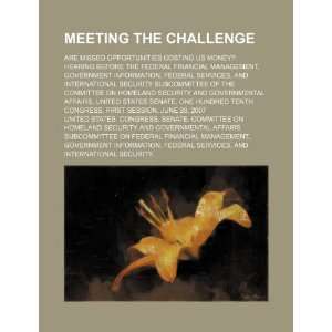  Meeting the challenge are missed opportunities costing us 