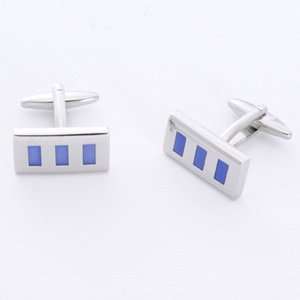   Rectangle Cufflinks with Personalized Case