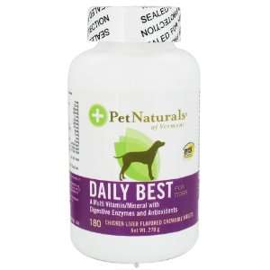  Pet Naturals Daily Best For Dogs Chewable Tablets: Pet 