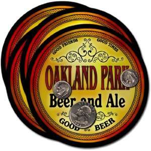Oakland Park, FL Beer & Ale Coasters   4pk