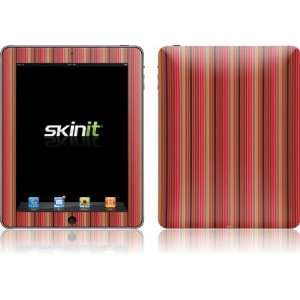  Skinit Chocolate Stripes Vinyl Skin for Apple iPad 1 