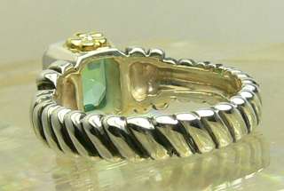 NEW! Artisan Collection~ Colombian Emerald Sterling Silver Diamond 14k 