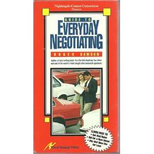  Guide for Everyday Negotiating [VHS] Roger Dawson Movies 